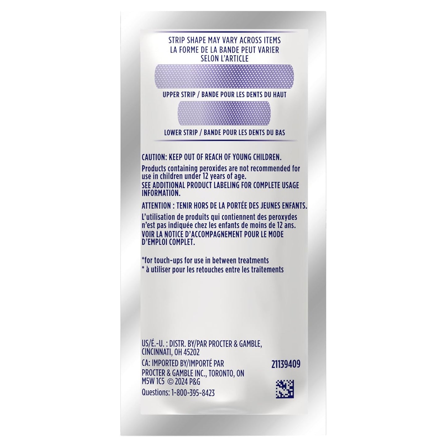 3D Whitestrips Professional Effects – Teeth Whitening Kit, 22 Treatments (20 + 2 Bonus), Each with 1 Upper/1Lower, 44 Strips –  3Dwhite Teeth Whitening Strips